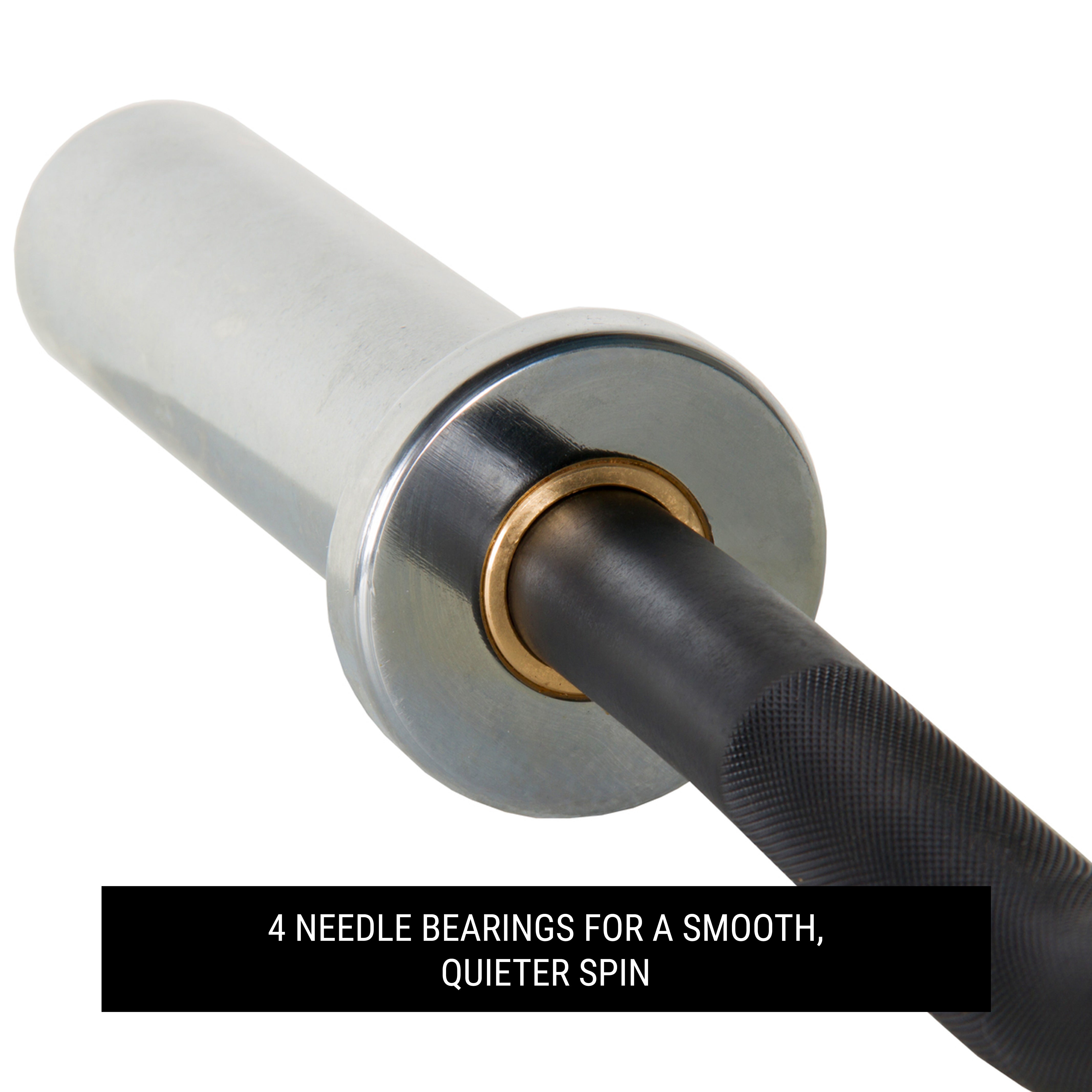 XMARK - Chisel Olympic EZ Curl Barbell, 47 inches