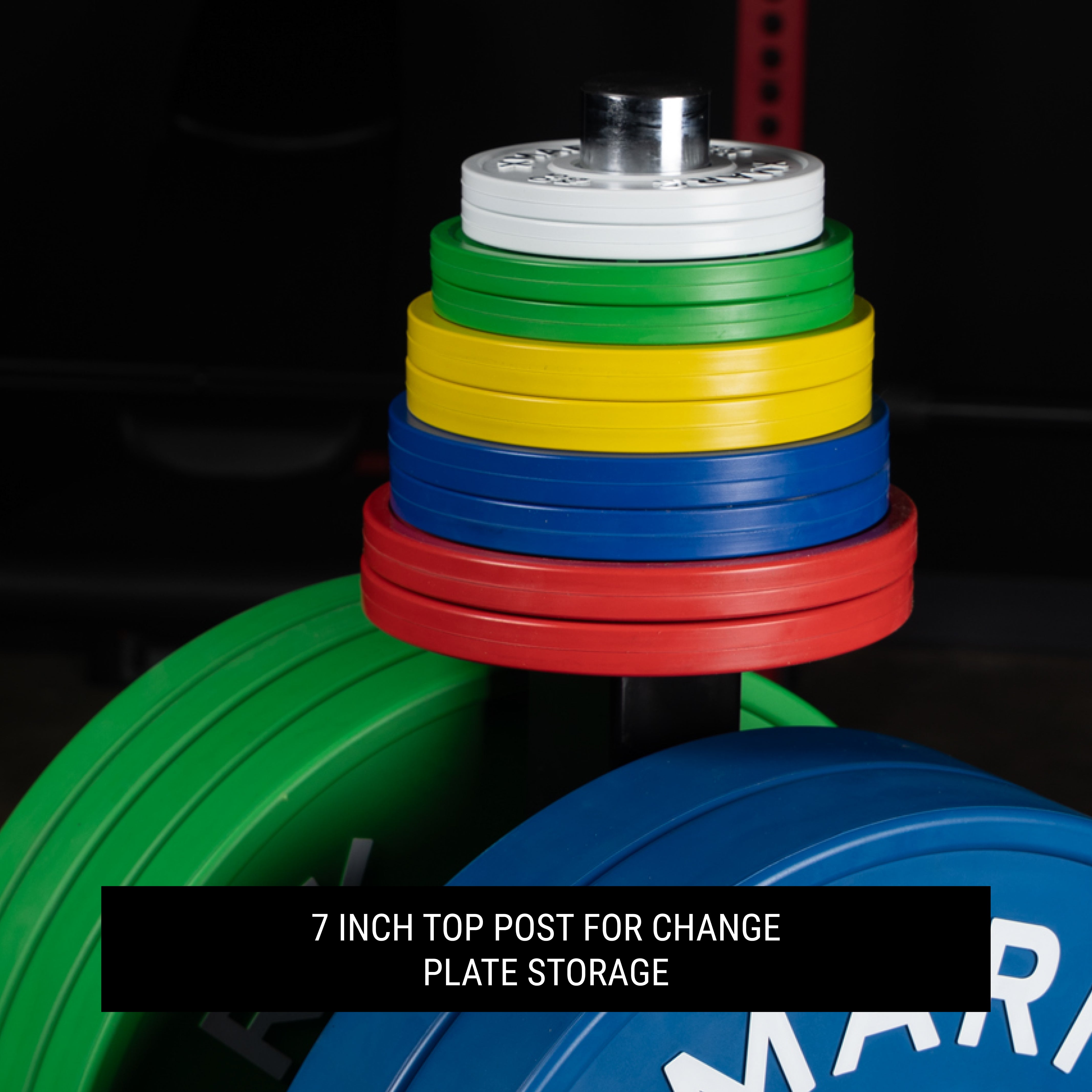 XMARK Commercial Olympic Weight Plate Tree on Castors with Dual Bar Holders
