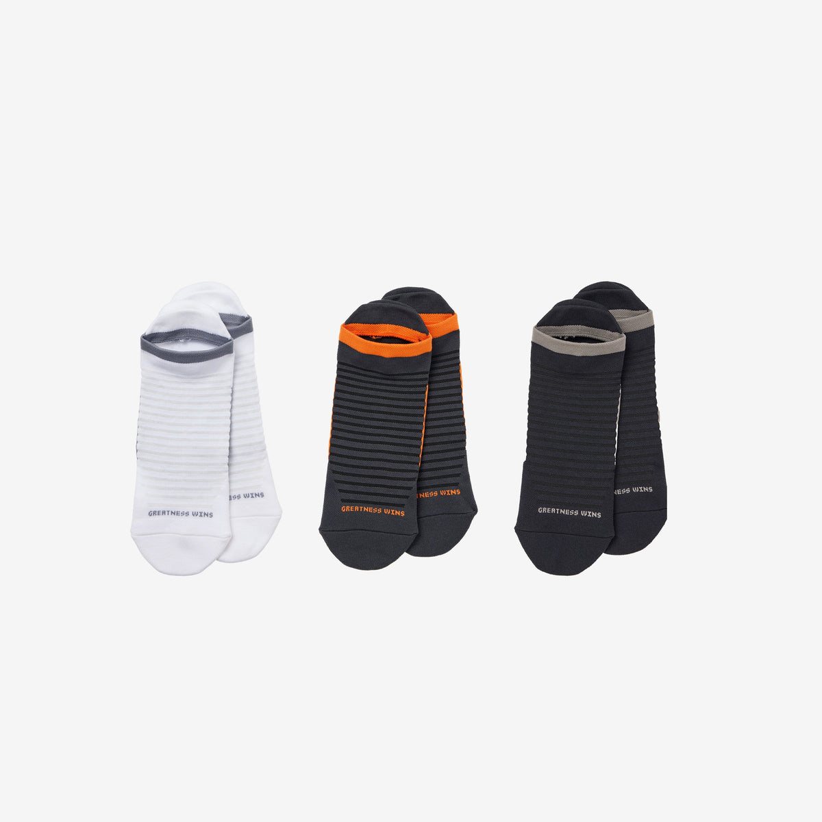 Greatness Wins Athletic No Show Sock - Multi Pack | Multi