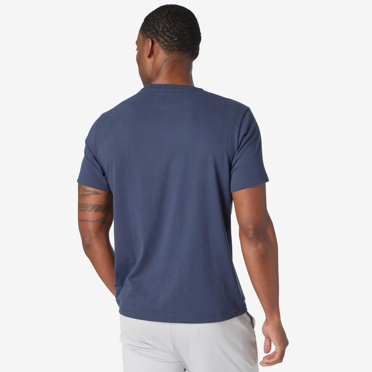 Greatness Wins Men's Badge Graphic Tee | Navy