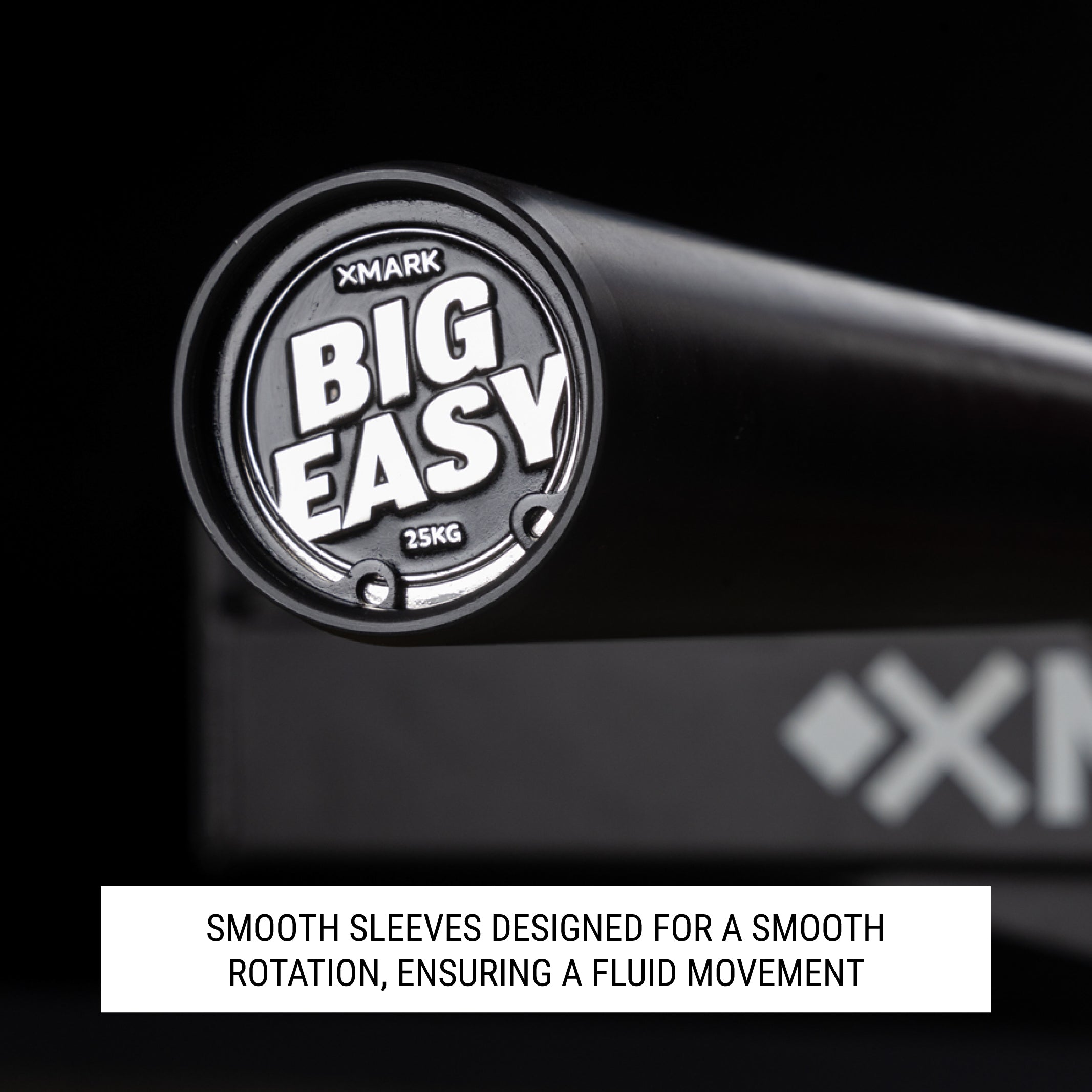 XMARK - Big Easy® Squat Bar, 210,000 PSI, Weighs 25kg with 32mm Grip