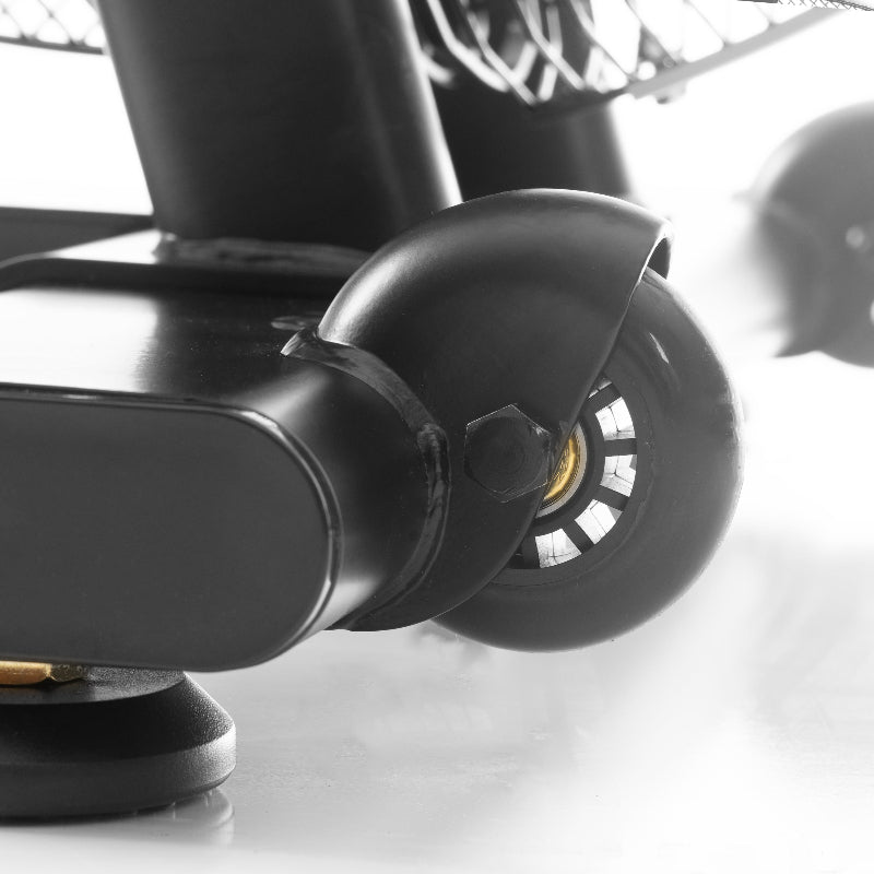 XMARK CAT 5 Hurricane Commercial Air Bike | Belt-Drive | Unlimited Air Resistance | HIIT & Cross-Training | 400 lb Capacity