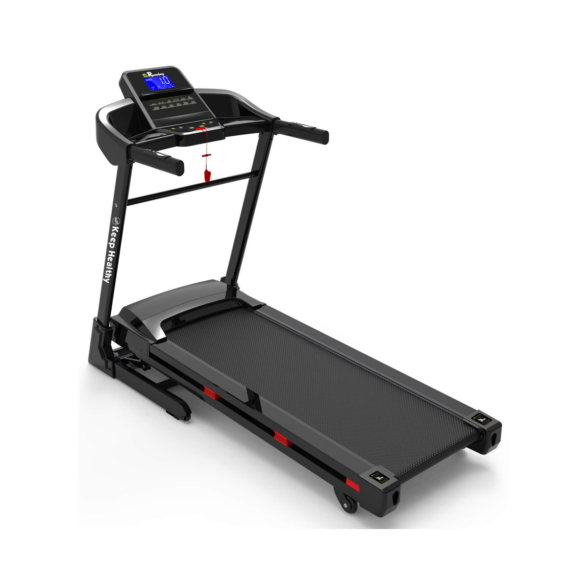Compact 3.5HP Foldable Electric Treadmill With Bluetooth, LCD Display & 12 Pre-Set Running Programs (SAK25879)