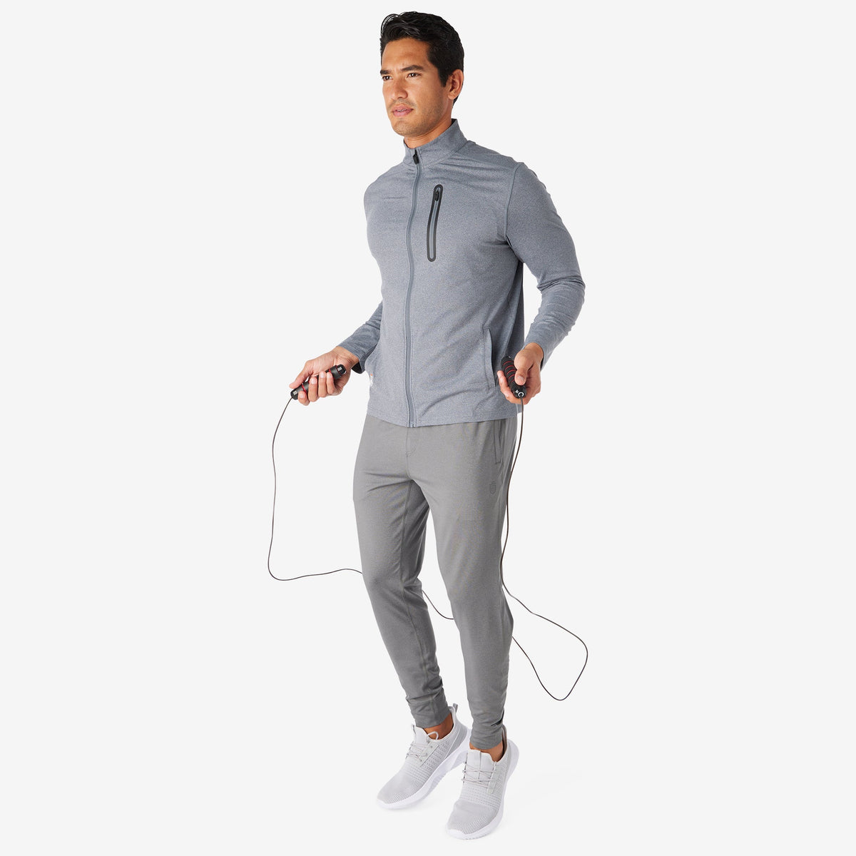 Greatness Wins Men's Core Tech Jogger | Gray Heather