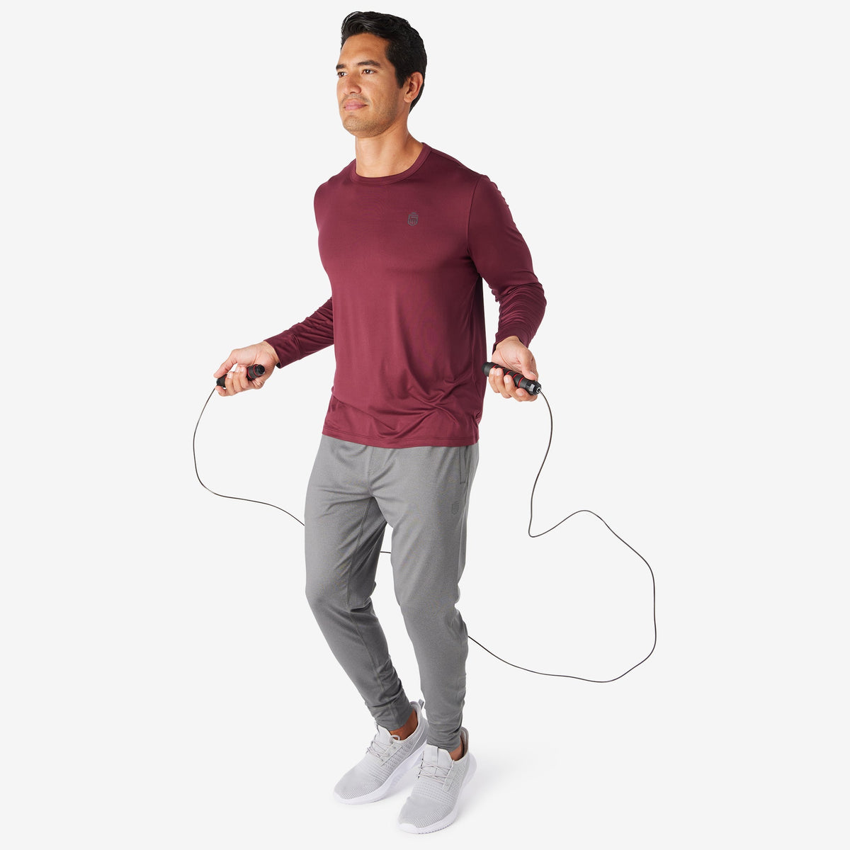 Greatness Wins Men's Core Tech Jogger | Gray Heather