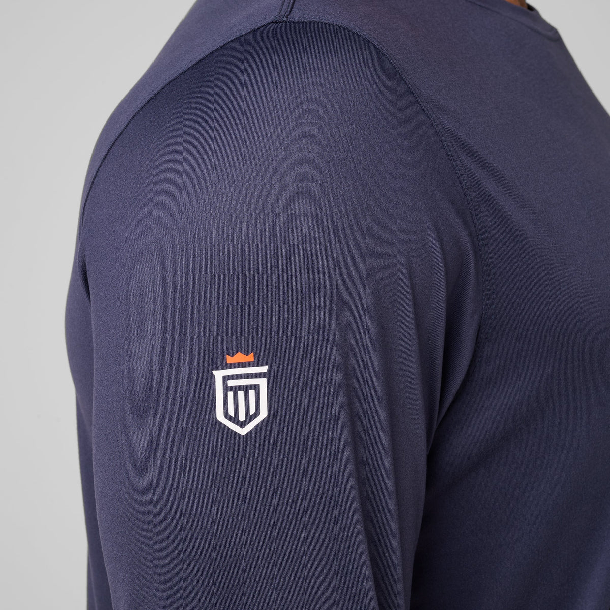 Greatness Wins Men's Core Tech Long Sleeve Tee | Navy