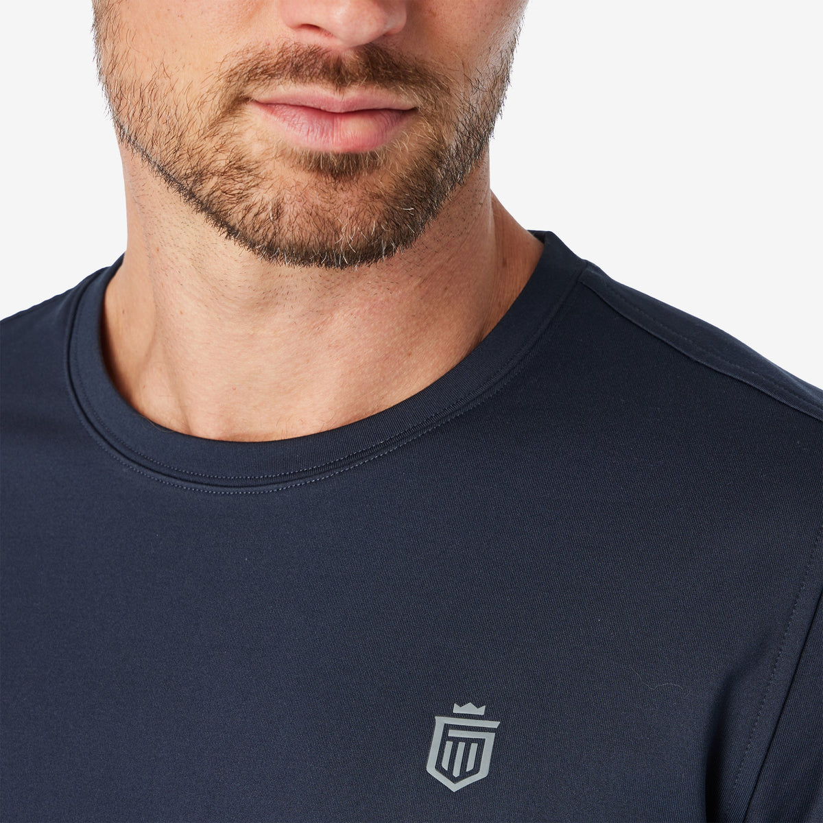 Greatness Wins Men's Core Tech Performance Crew | Navy
