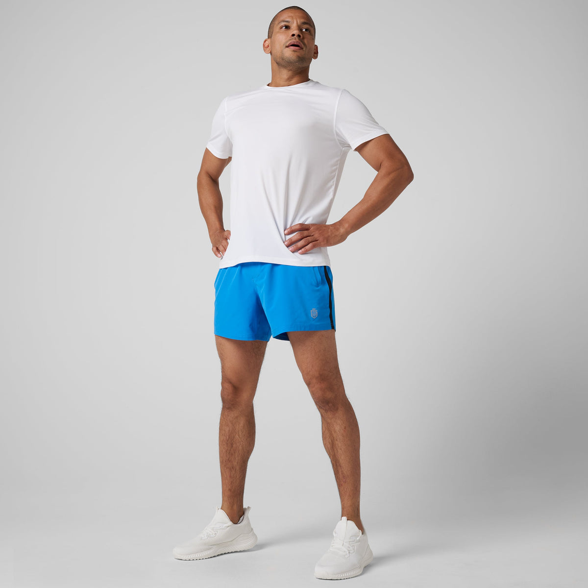 Greatness Wins Men's Core Tech 5" Short | Sonic Blue
