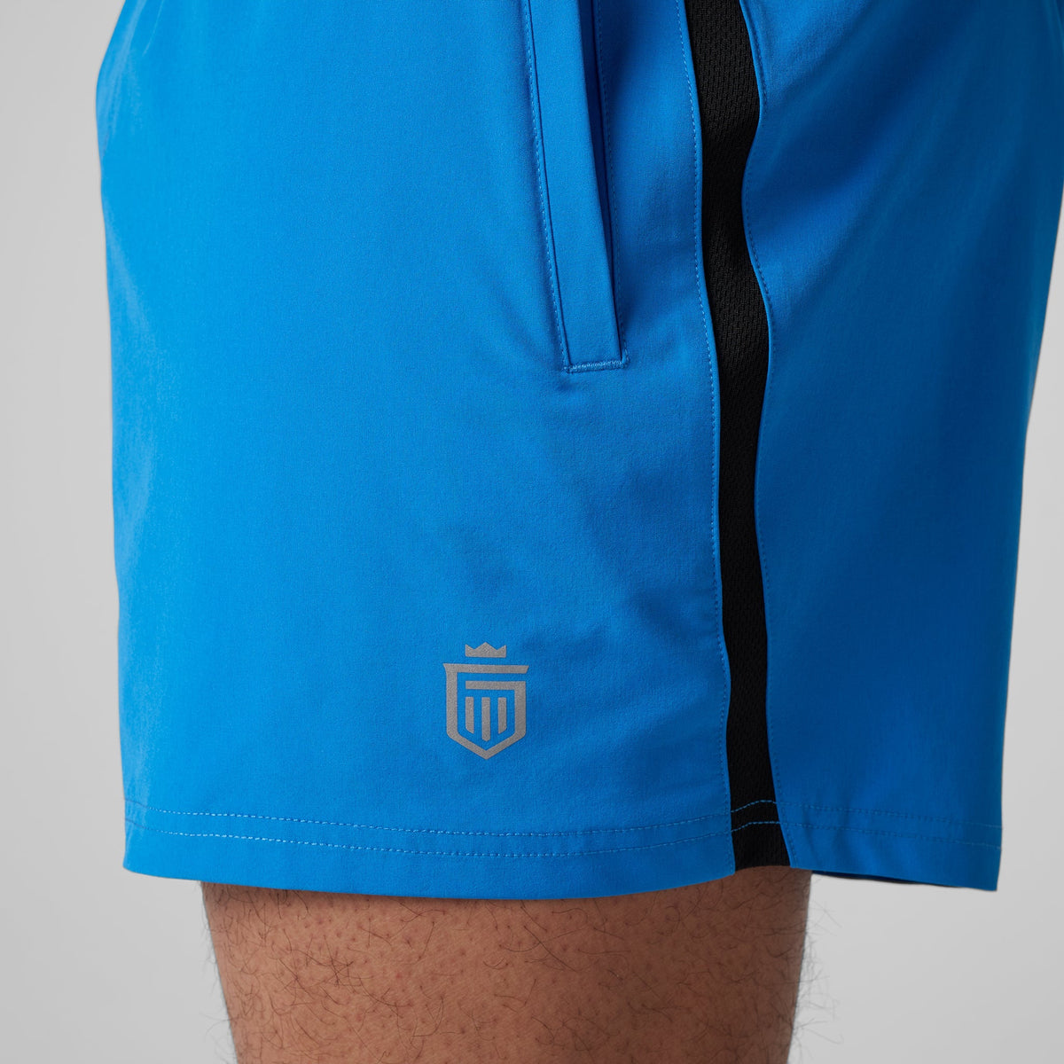 Greatness Wins Men's Core Tech 5" Short | Sonic Blue