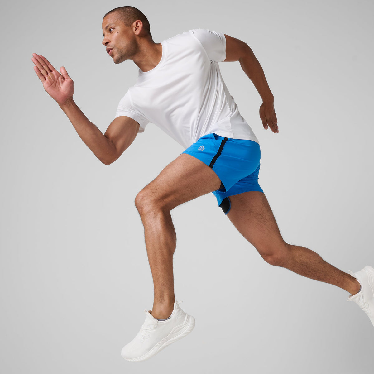 Greatness Wins Men's Core Tech 5" Short | Sonic Blue
