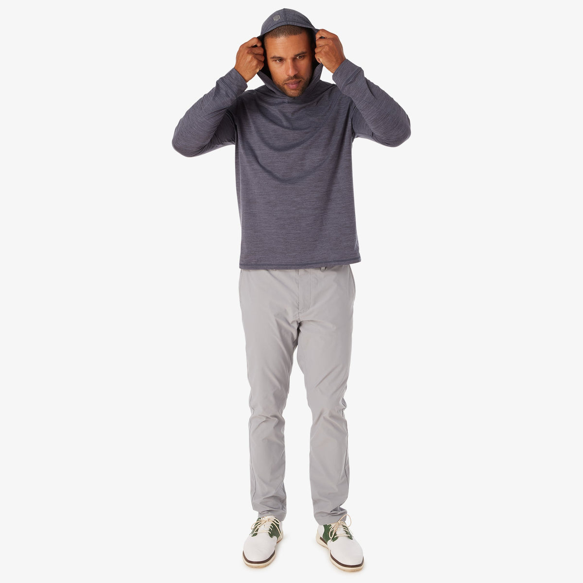 Greatness Wins Men's Core Tech T-Shirt Hoodie | Navy
