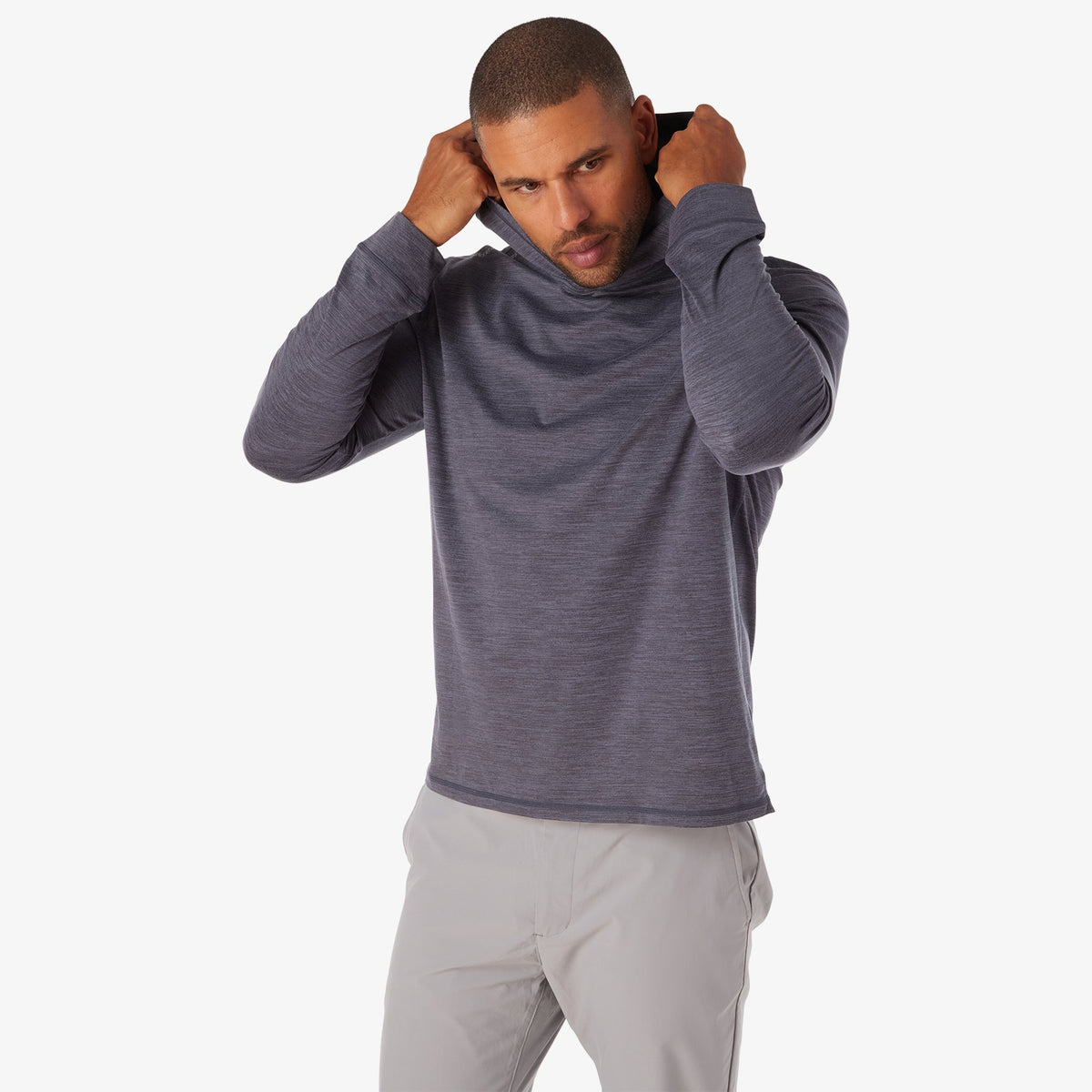 Greatness Wins Men's Core Tech T-Shirt Hoodie | Navy