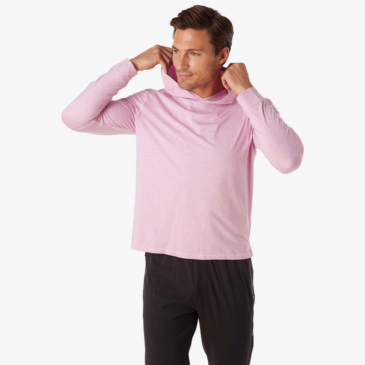 Greatness Wins Men's Core Tech T-Shirt Hoodie | Pink