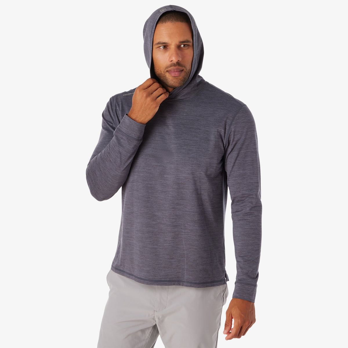 Greatness Wins Men's Core Tech T-Shirt Hoodie | Navy
