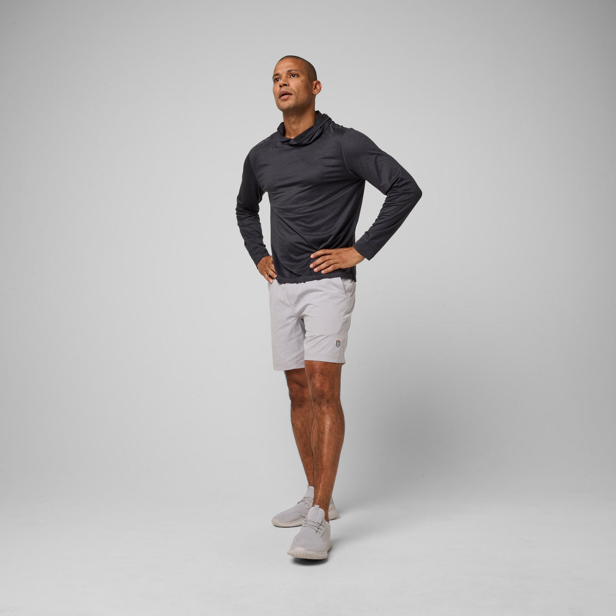 Greatness Wins Men's Core Tech T-Shirt Hoodie | Black Heather