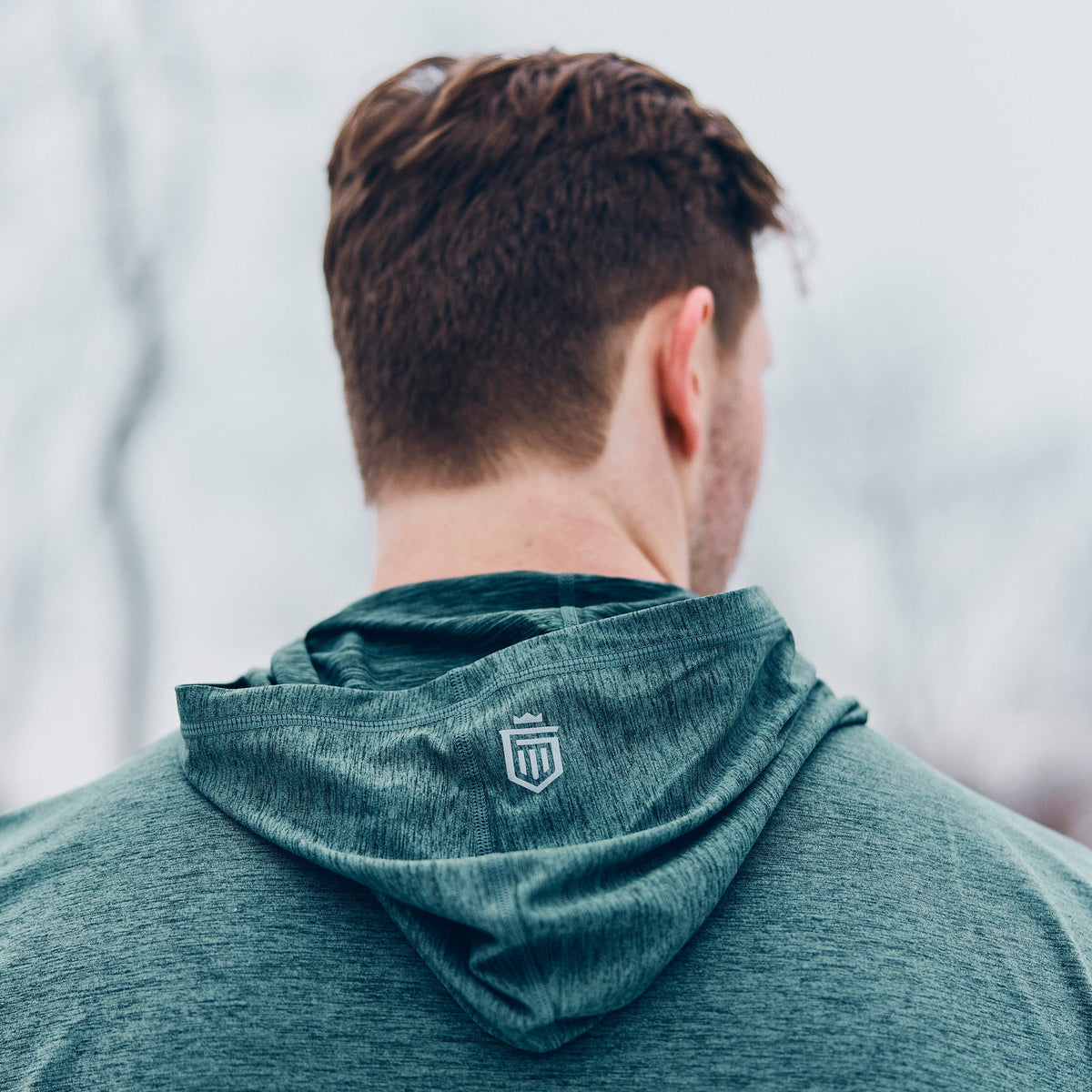 Greatness Wins Men's Core Tech T-Shirt Hoodie | Balsam