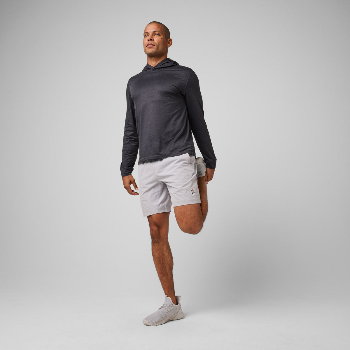 Greatness Wins Men's Core Tech T-Shirt Hoodie | Black Heather