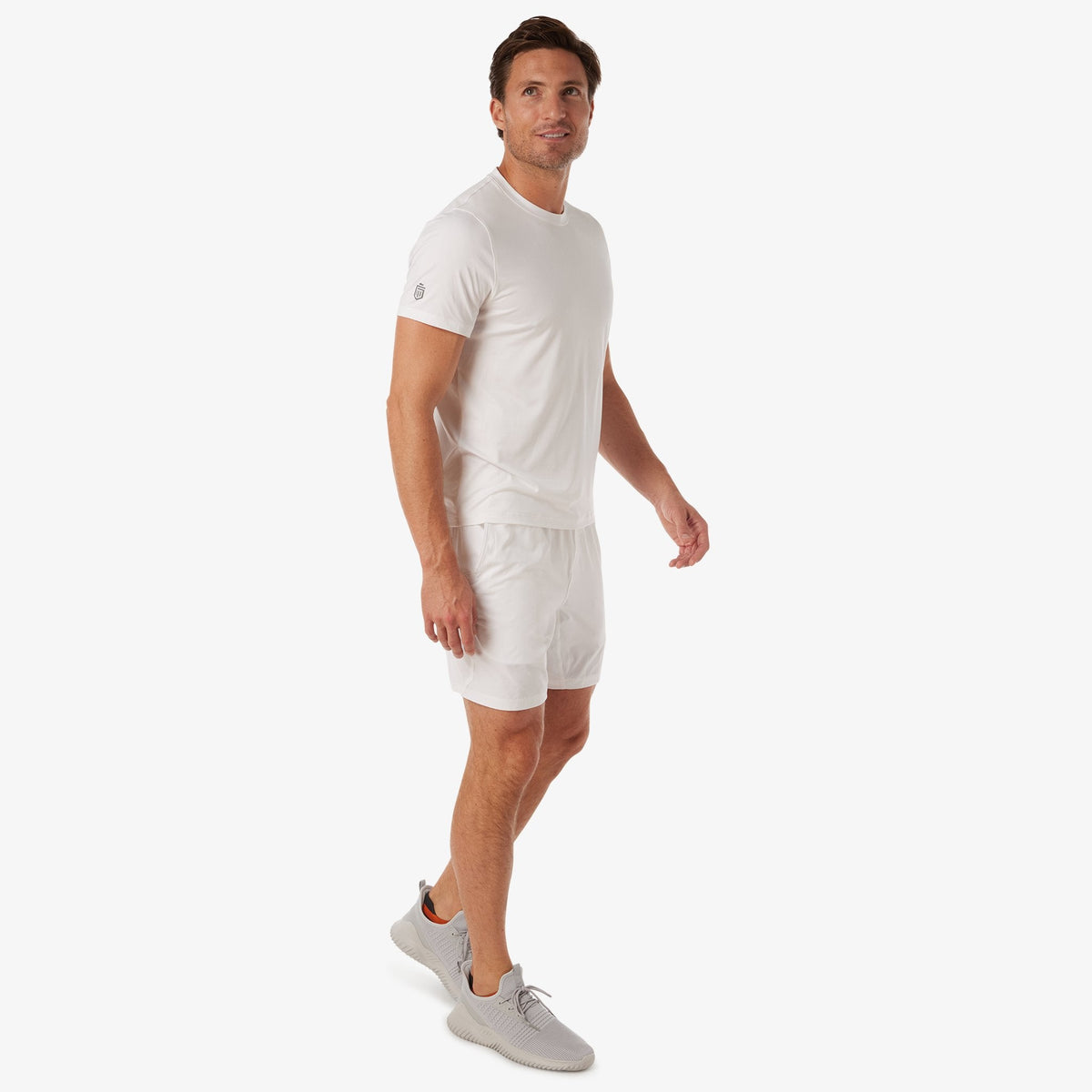 Greatness Wins Men's Core Tech Tee | White