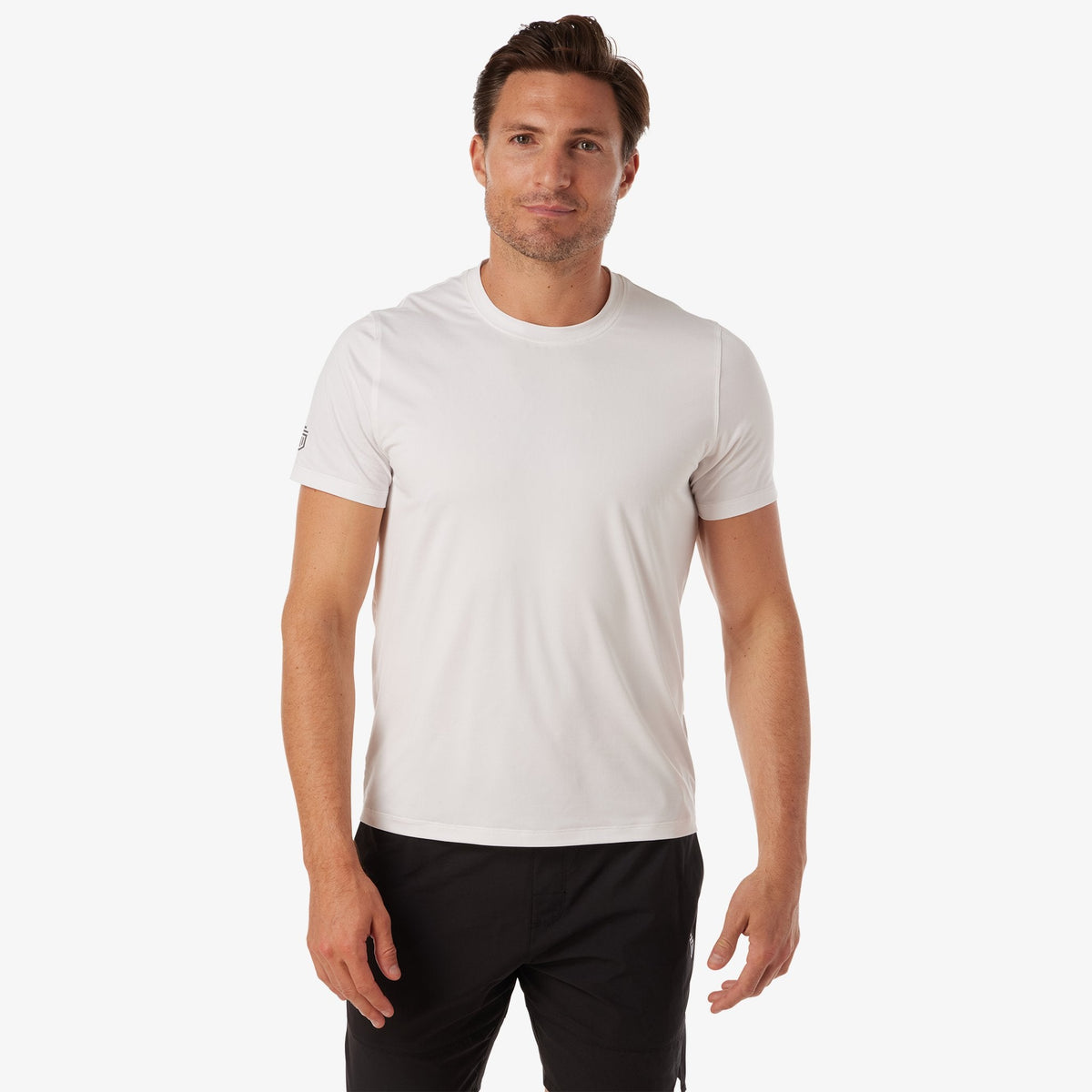 Greatness Wins Men's Core Tech Tee | White