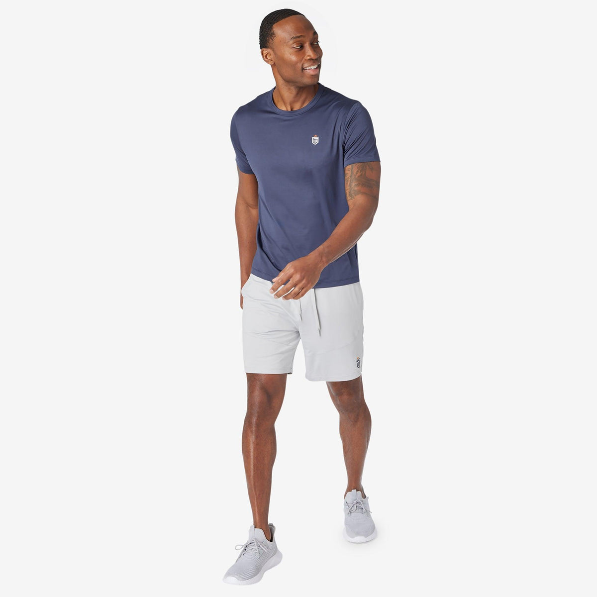 Greatness Wins Men's Core Tech Tee | Navy