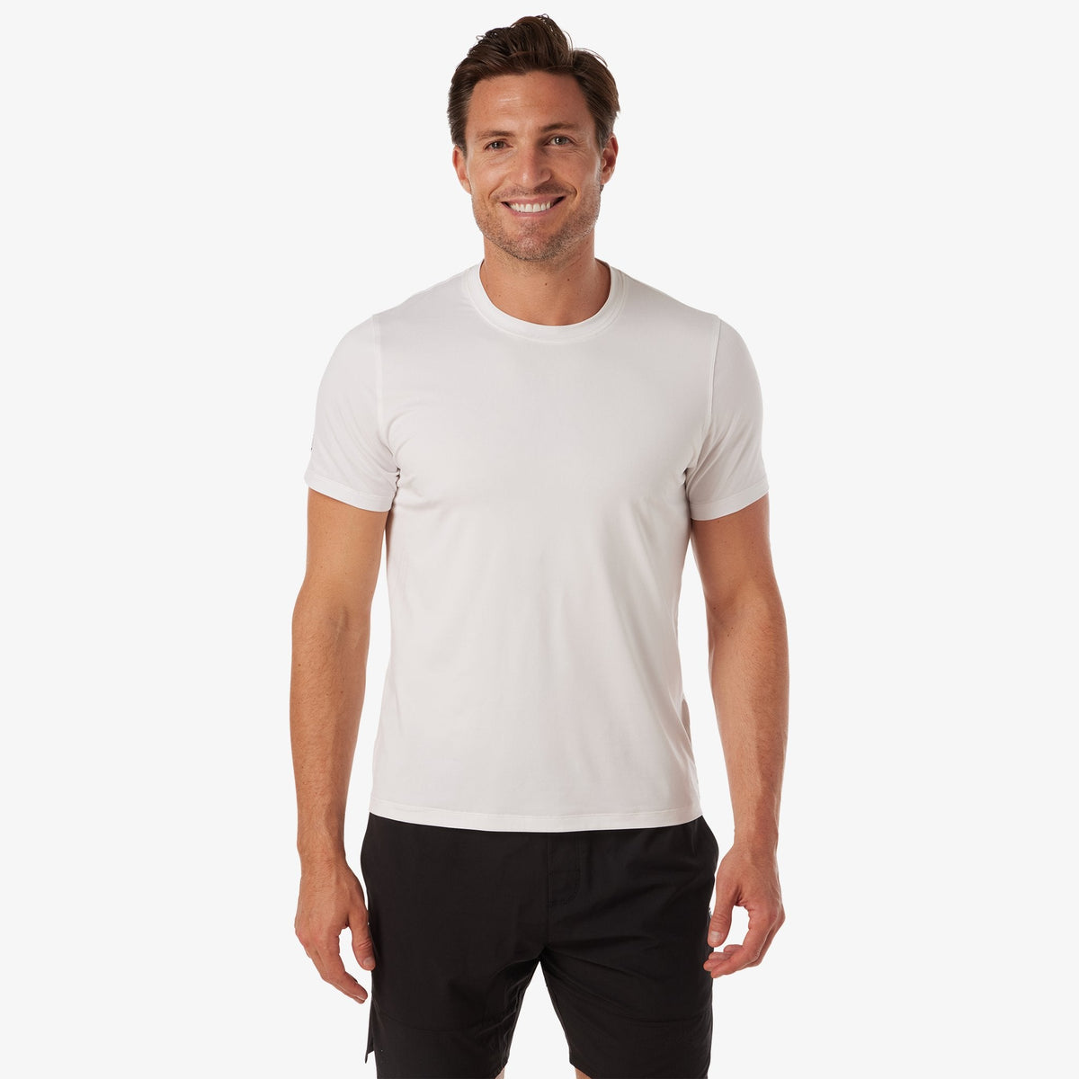 Greatness Wins Men's Core Tech Tee | White