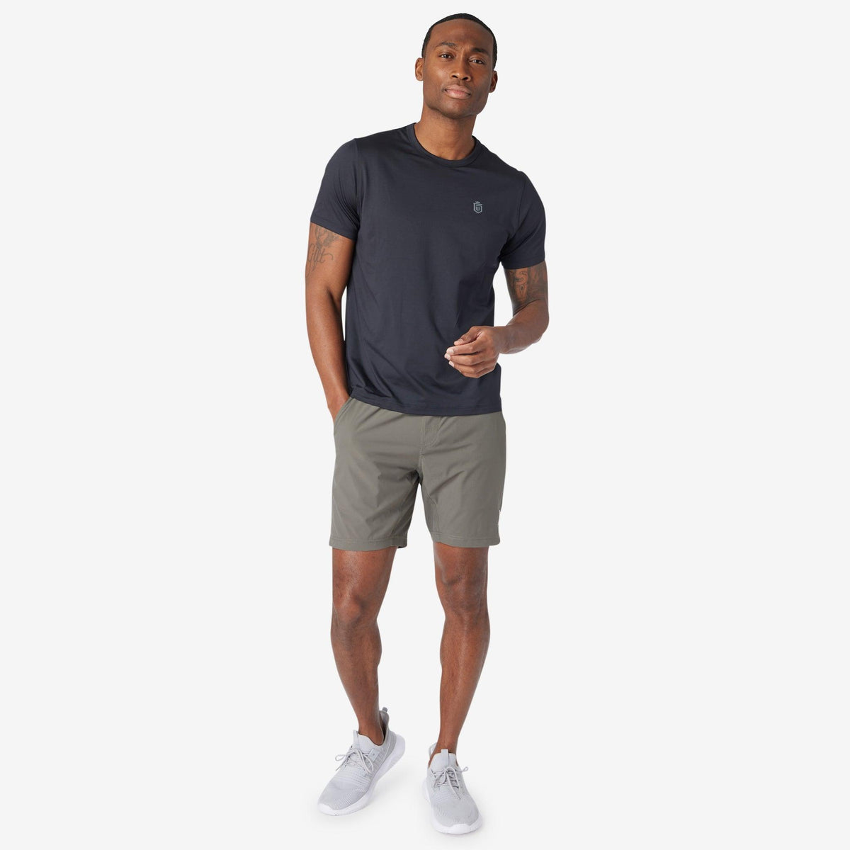 Greatness Wins Men's Core Tech Tee | Black