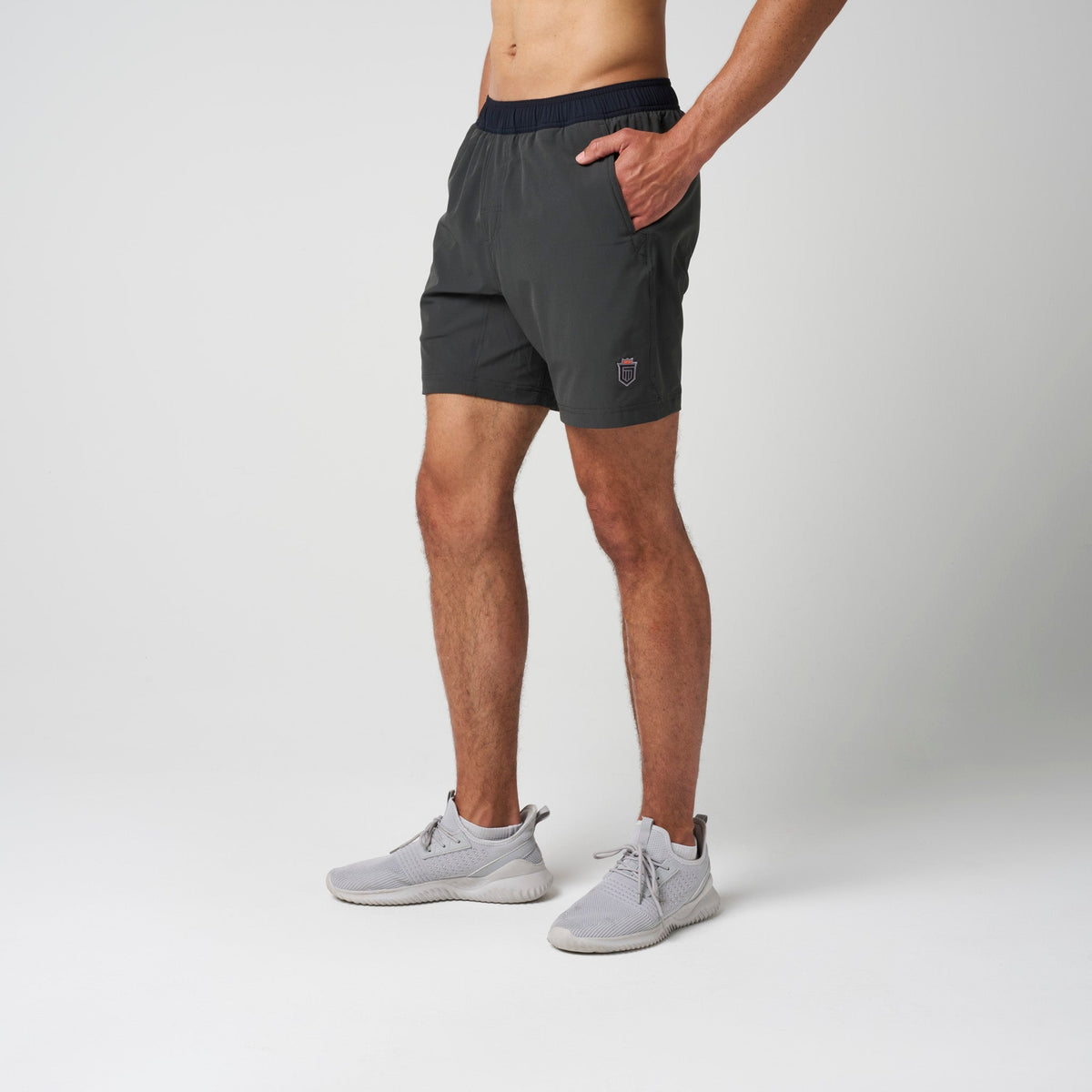 Greatness Wins Men's Core Tech Training Short | Charcoal