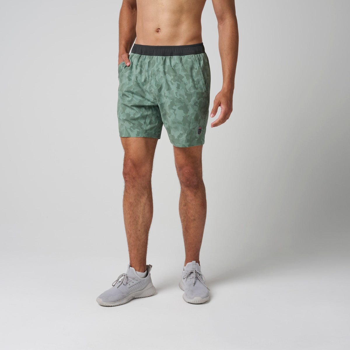 Greatness Wins Men's Core Tech Training Short | Green Jet Camo