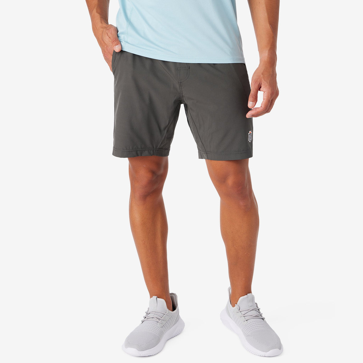 Greatness Wins Men's Core Tech Training Short | Charcoal