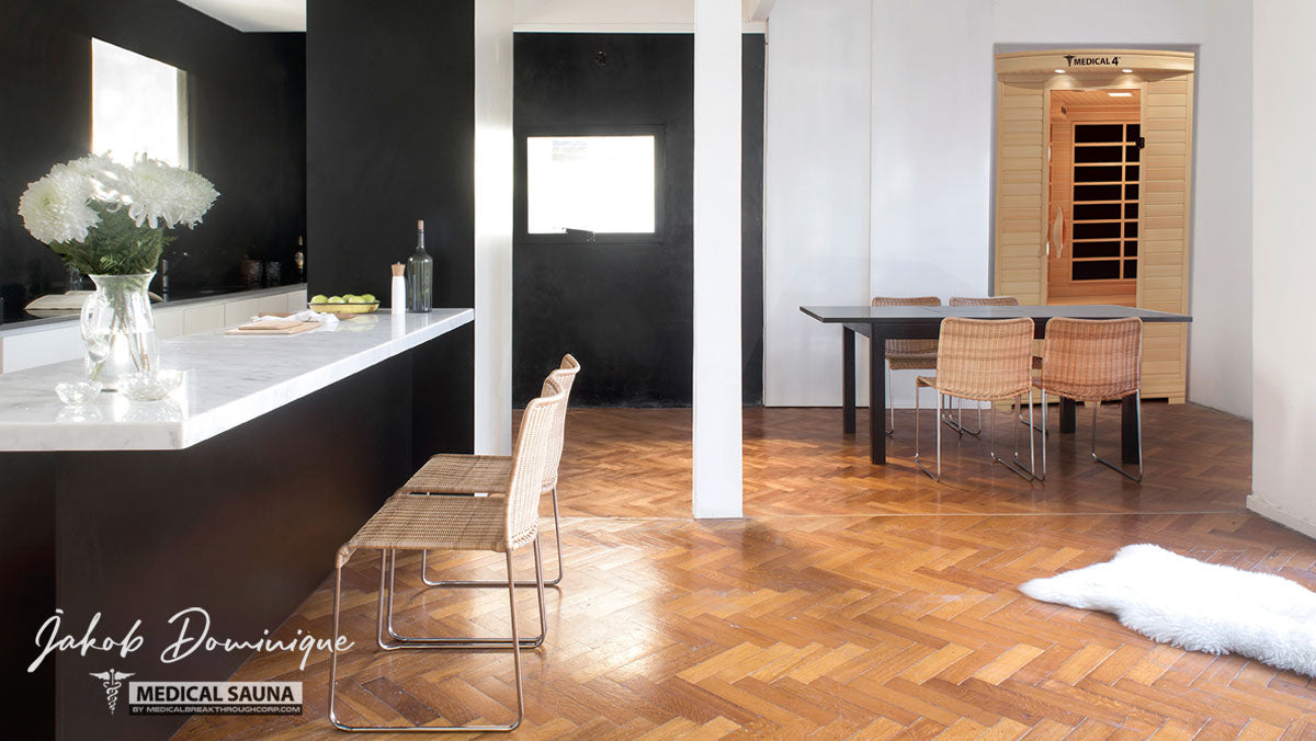 Medical Saunas – Medical 4 Two-Person Full Spectrum Infrared Sauna, Hemlock Wood, 6 Heaters, 1700 W