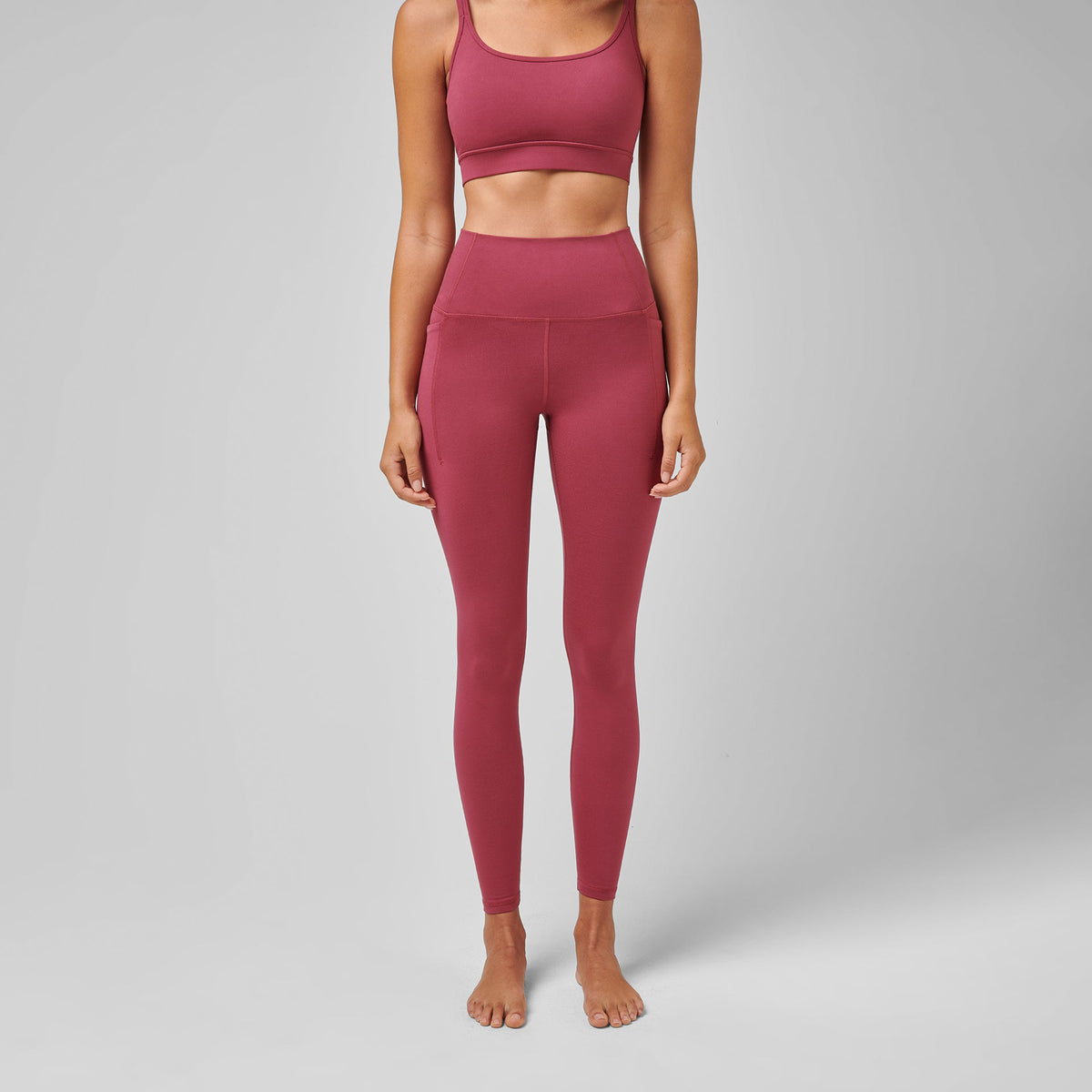 Greatness Wins Women's High Waist Essential Legging | Plum