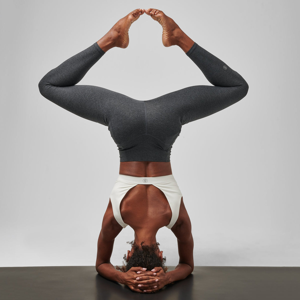Greatness Wins Women's High Waist Essential Legging | Charcoal Heather
