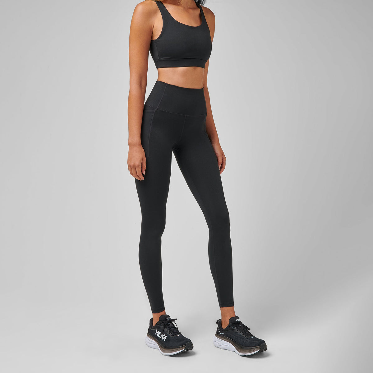 Greatness Wins Women's High Waist Essential Legging | Black