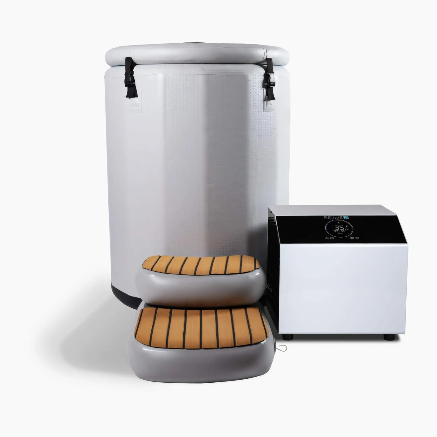 Revive Inflatable Barrel Plunge w/ 1 HP Chiller