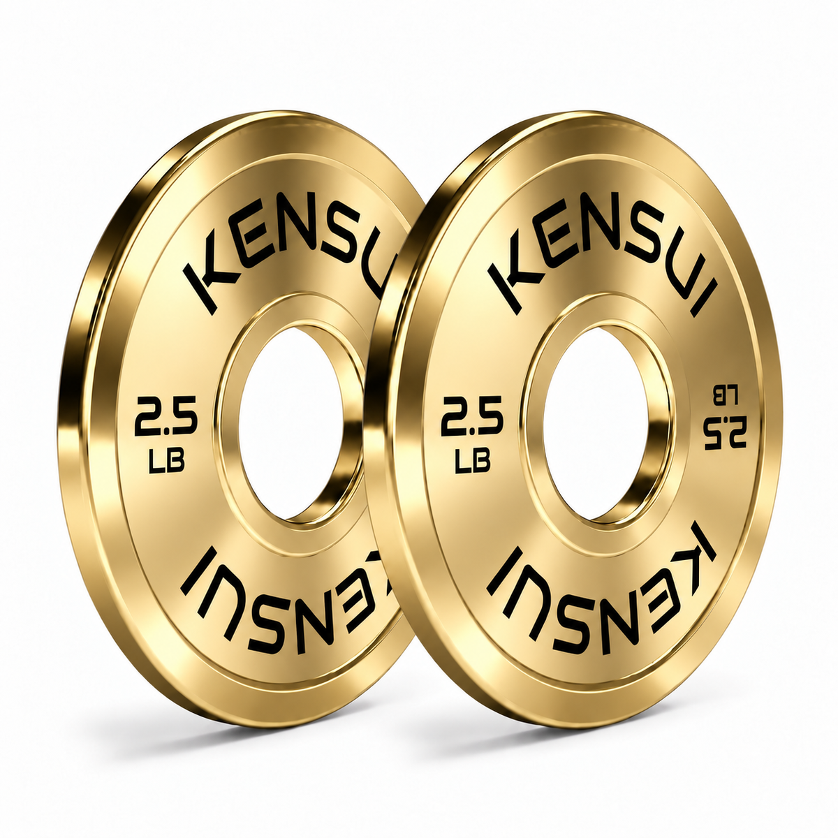 Calibrated Gold Weight Plates (LBS)