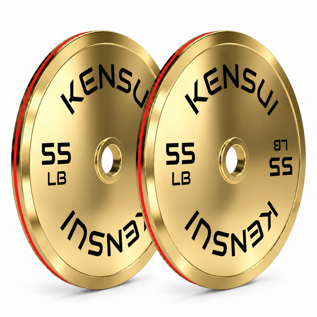 Calibrated Gold Weight Plates (LBS)