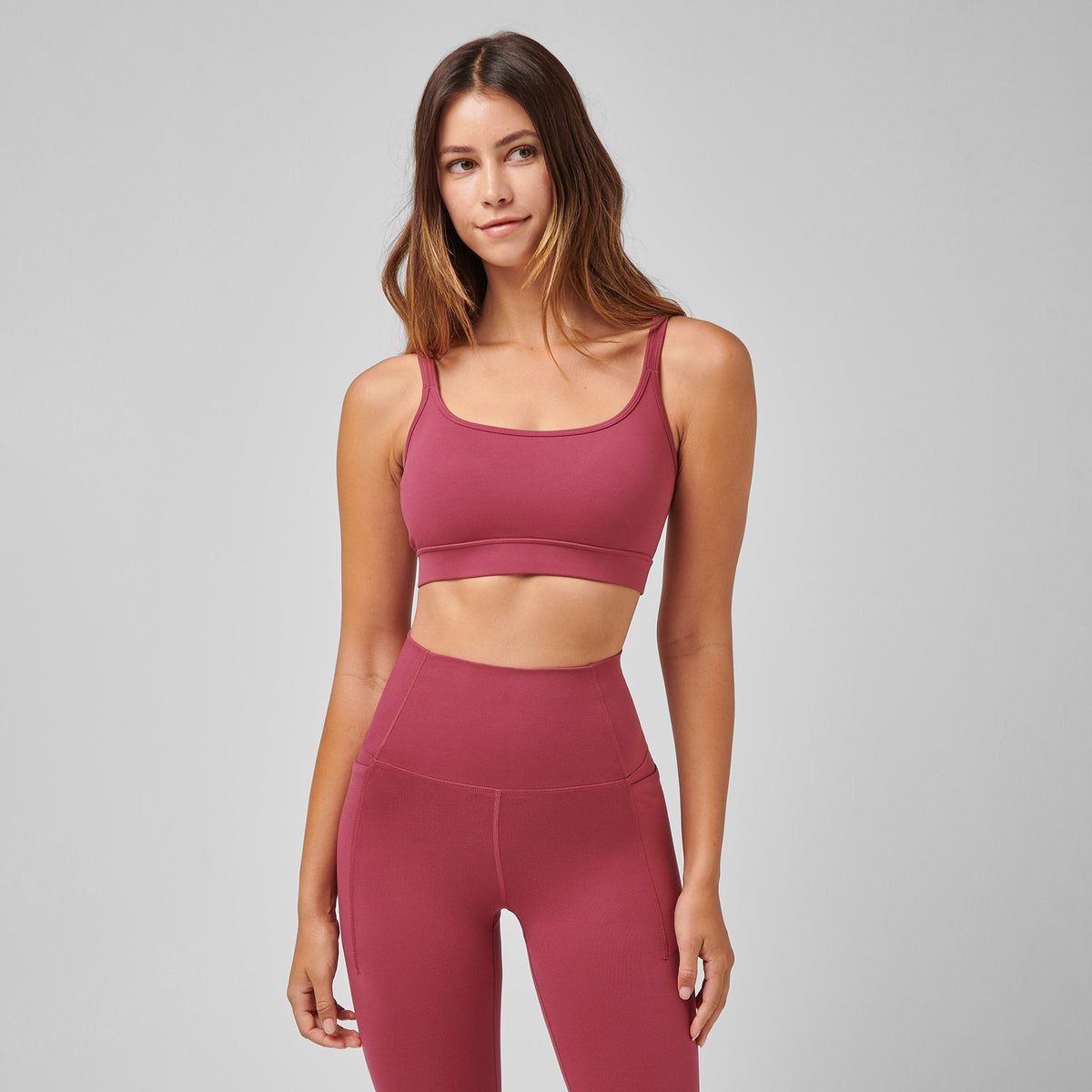 Greatness Wins Women's Kissing Strap Bra | Plum