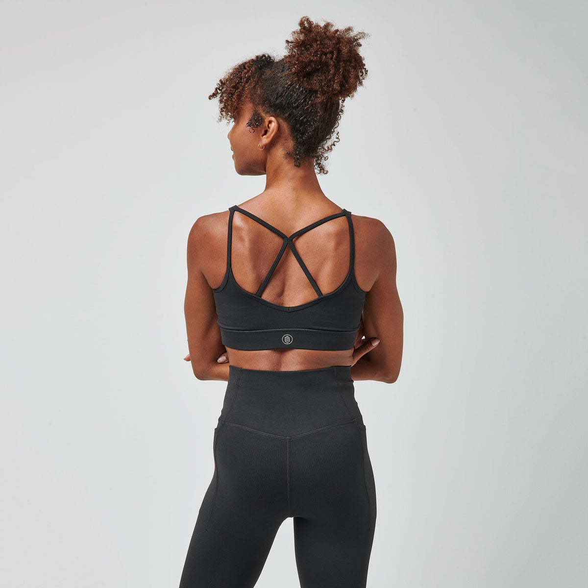Greatness Wins Women's Kissing Strap Bra | Black