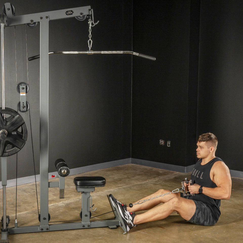 XMARK Lat Pull-Down Machine with Low-Row