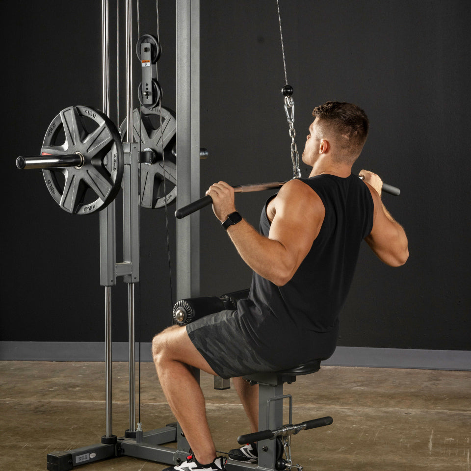 XMARK Lat Pull-Down Machine with Low-Row