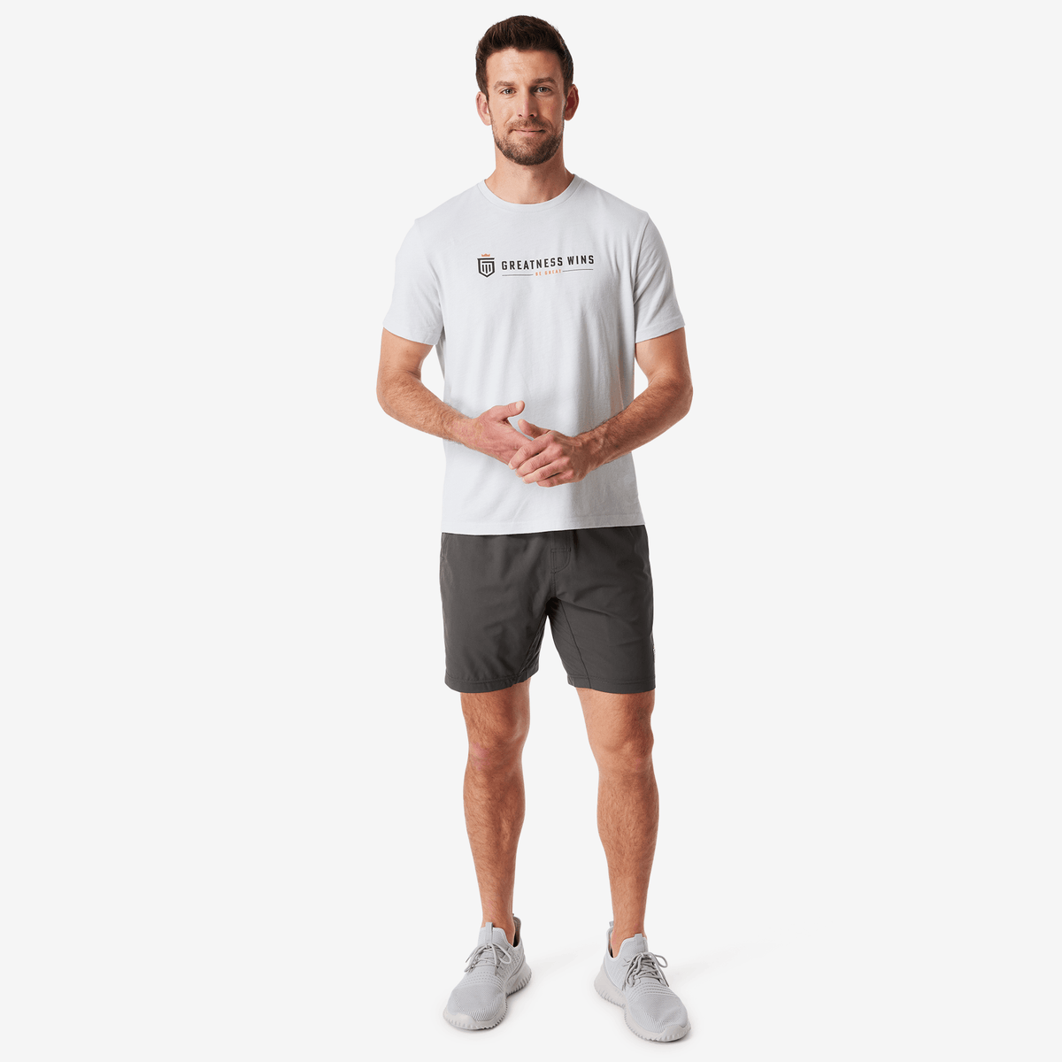 Greatness Wins Men's Logo Graphic Tee | Sky Blue