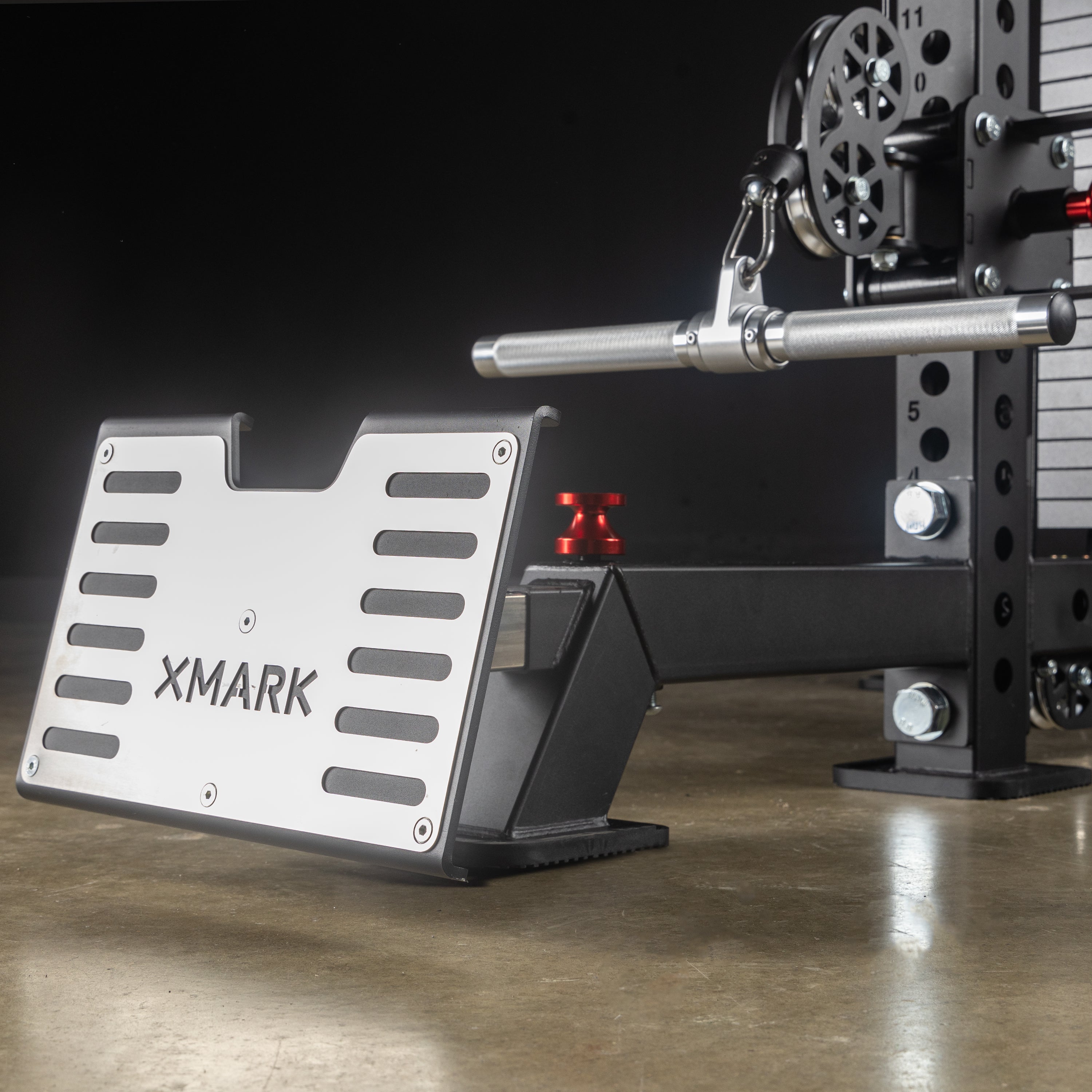 XMARK Commercial Half Rack Functional Trainer with Lat Pulldown and Low Row