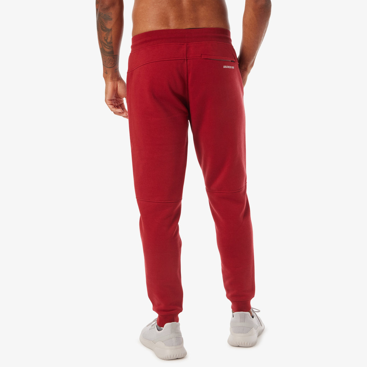 Greatness Wins Men's Performance Sweatpant | Crimson