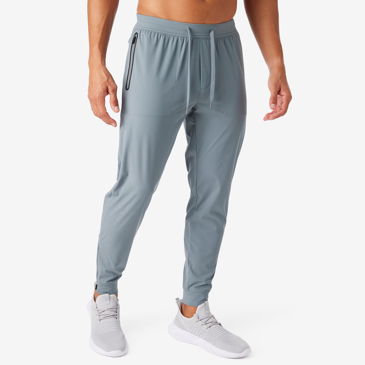 Greatness Wins Men's Performance Tech Jogger | Smokey Blue
