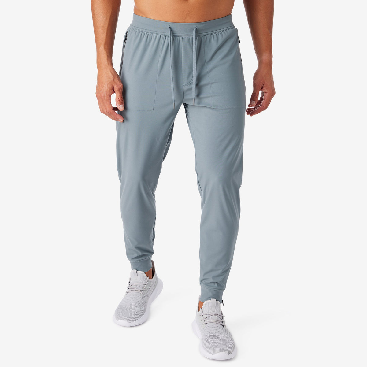 Greatness Wins Men's Performance Tech Jogger | Smokey Blue