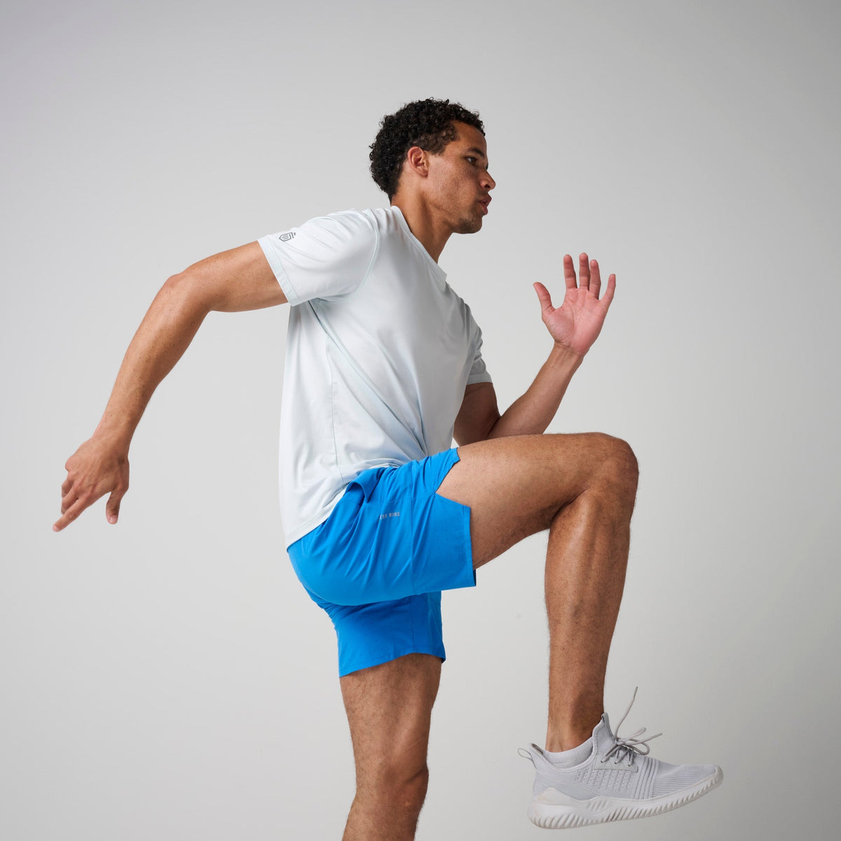 Greatness Wins Men's Performance Training Short | Sonic Blue