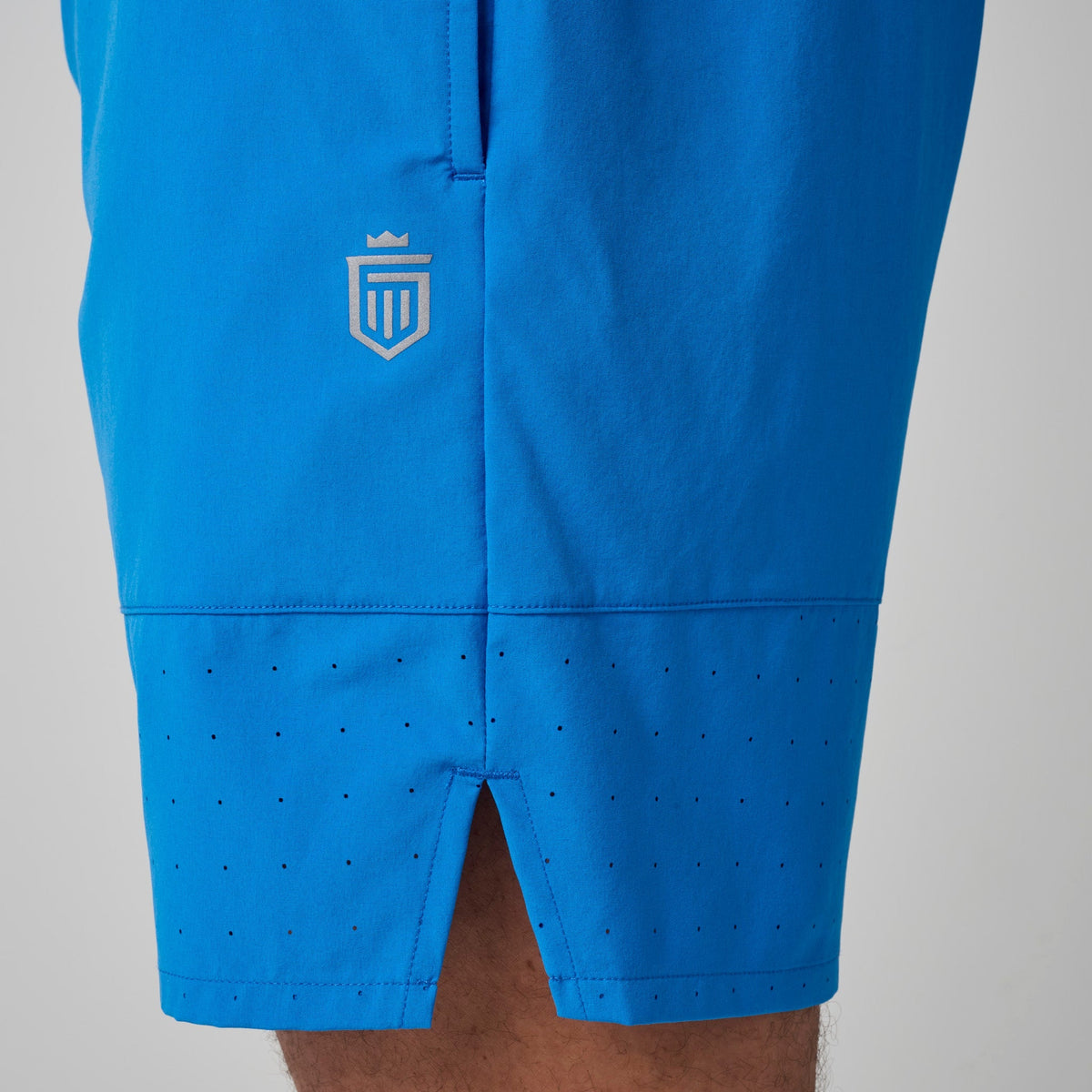 Greatness Wins Men's Performance Training Short | Sonic Blue