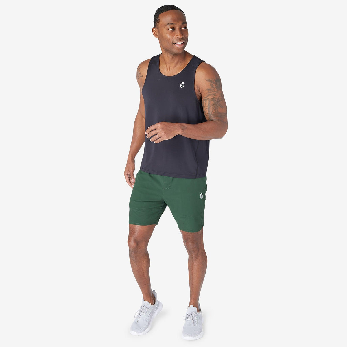 Greatness Wins Men's Performance Training Short | Dark Pine