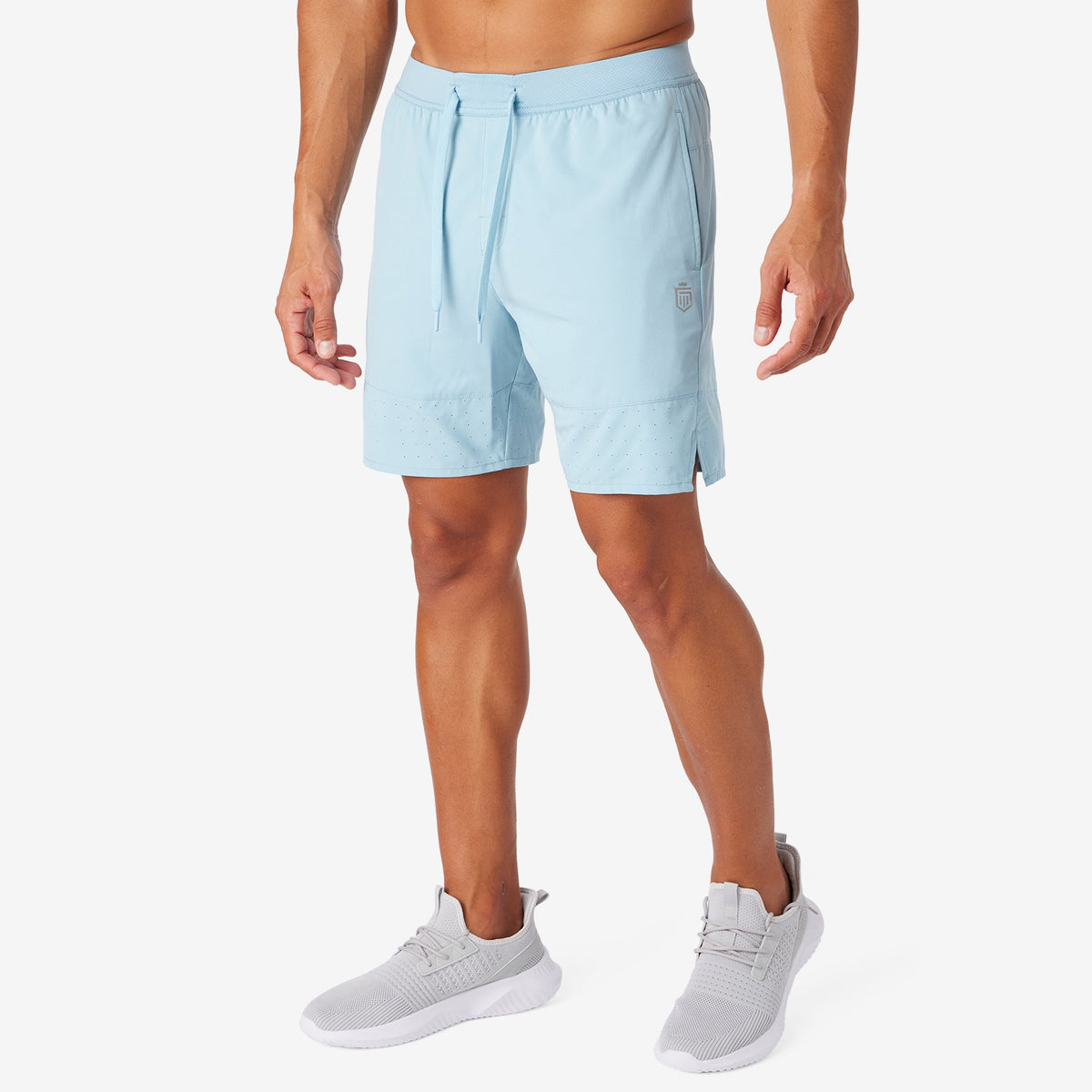 Greatness Wins Men's Performance Training Short | Coastal Blue