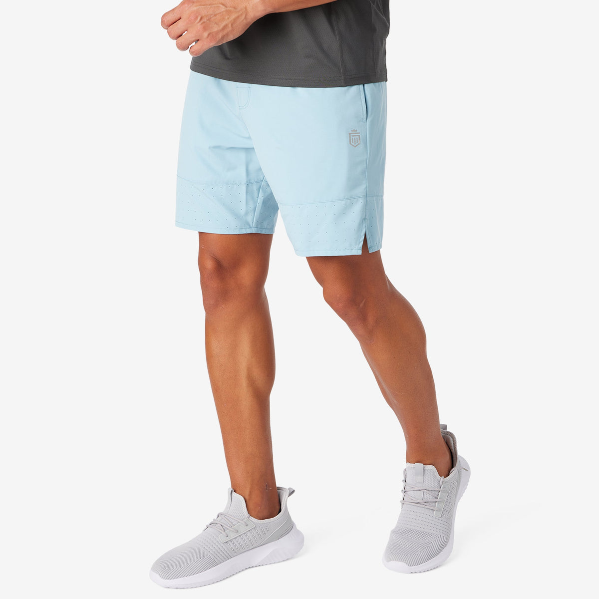 Greatness Wins Men's Performance Training Short | Coastal Blue